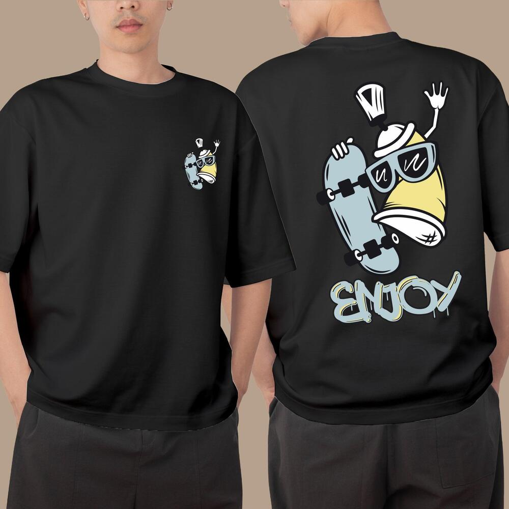 Enjoy Oversize Tshirt 2 Sided
